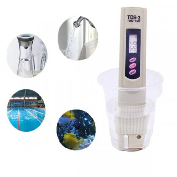 Tester jakości wody - miernik czystości wody PPM - TDS - 3 termometr 