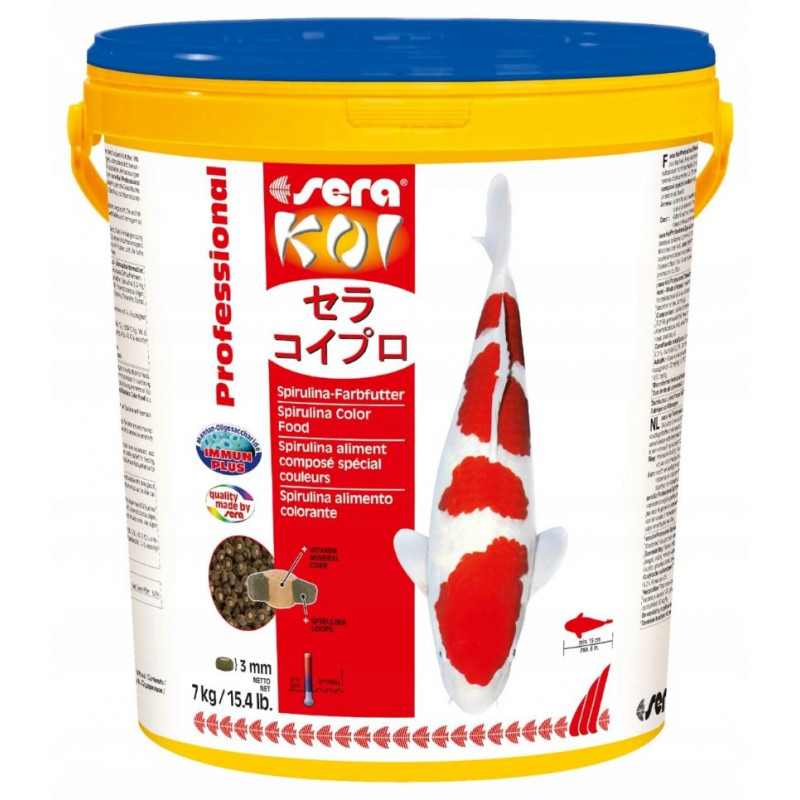 SERA KOI PROFESSIONAL Spirulina Color Food 7 kg