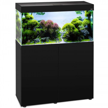 Aquael Opti Set 200 LED czarny zestaw akwarium + szafka