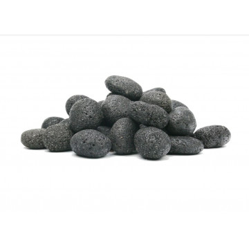 Lawa czarna otoczaki Pebbles 2,0-3,0cm 1kg