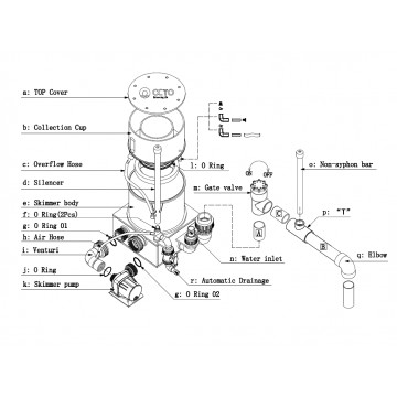 Octo Regal 300-E External Skimmer 