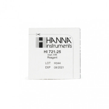HI 721-25 Reagenty do minifotometru żelazo, 25 testów