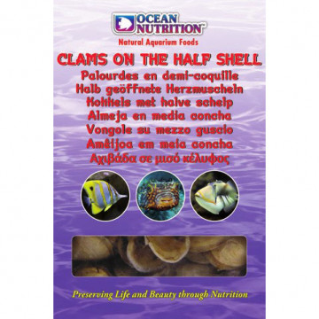 Ocean Nutrition Clams on the half shell 100g - Małże w skorupie