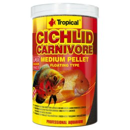 TROPICAL CICHLID CARNIVORE MEDIUM PELLET 500ML/180G