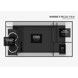 Akwarium waterbox MARINE X 110.4 GEN 2 BLACK