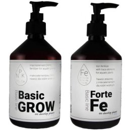 Zestaw QualDrop Basic Grow + Fe Forte 2x500ml