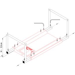 SKylight Hyperbar Regulowany Uchwyt Krawędziowy