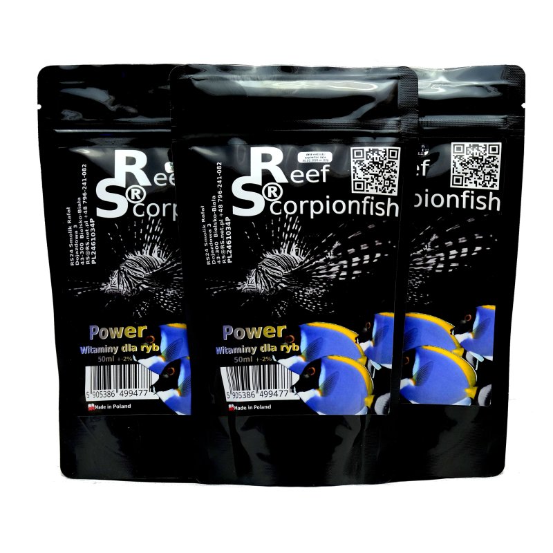 Reef Scorpionfish Power 50 ml witaminy i aminokwasy dla ryb morskich