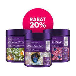 Aquaforest Fish Food SET 1 250ml Zestaw Pokarmów
