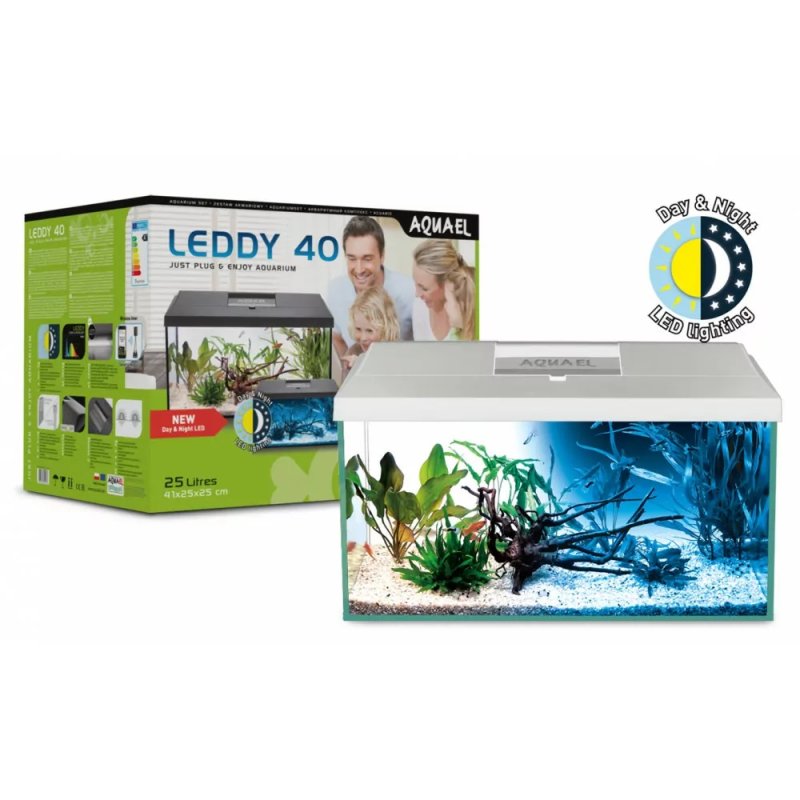 AQUAEL LEDDY SLIM 40 ZESTAW AKWARIOWY 25 LITRÓW
