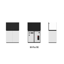 NEPTUNIAN CUBE MP90 ZESTAW AKWARIOWY Z CZARNĄ SZAFKĄ