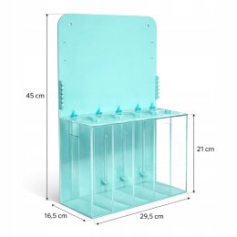 Samudra Statyw 5 Pojemników 1.5L do Dozowania Płynów (DoserX)