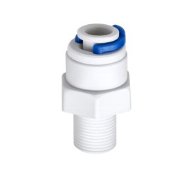 Złączka Prosta 1/4" GZ x Szybkozłącze 1/4" (6,4 mm) JG do Filtra RO