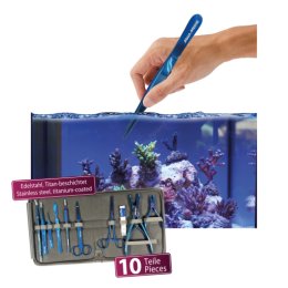 Aqua Medic Coral Frag Set – Zestaw Narzędzi do Koralowców (10 el.) z Tytanową Powłoką