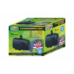 Pompa do Oczka Wodnego Aqua Nova NP-1500 (1500 l/h, 25W) Pompa Fontannowa i Kaskadowa