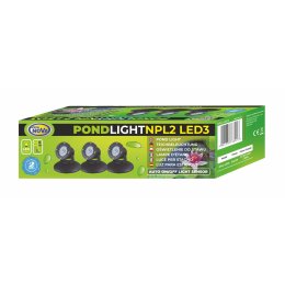 Zestaw oświetlenia do oczka wodnego Aqua-Nova NPL2-LED3 Reflektory podwodne 3x2,2W
