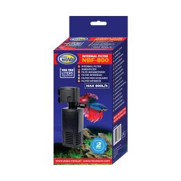 Filtr wewnętrzny do akwarium Aqua-Nova NBF-800 Wydajny filtr z deszczownicą i napowietrzaniem 15W