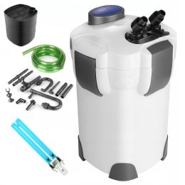 SunSun HW-303B Wydajny filtr kubełkowy do akwarium ze zintegrowaną lampą UV-C