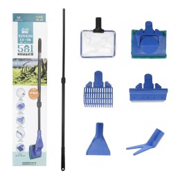 SunSun Zestaw Czyszczący Regulowany 5in1 SX-06 Uniwersalny przyrząd do pielęgnacji akwarium (50–80 cm)