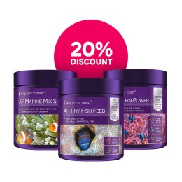 Aquaforest Fish Food SET 2 250ml Zestaw Pokarmów