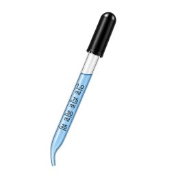 Pipeta szklana 1 ml z zakrzywioną końcówką