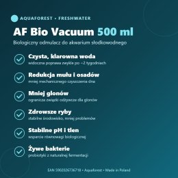 Aquaforest Bio Vacuum 500 ml – biologiczny odmulacz do akwarium słodkowodnego
