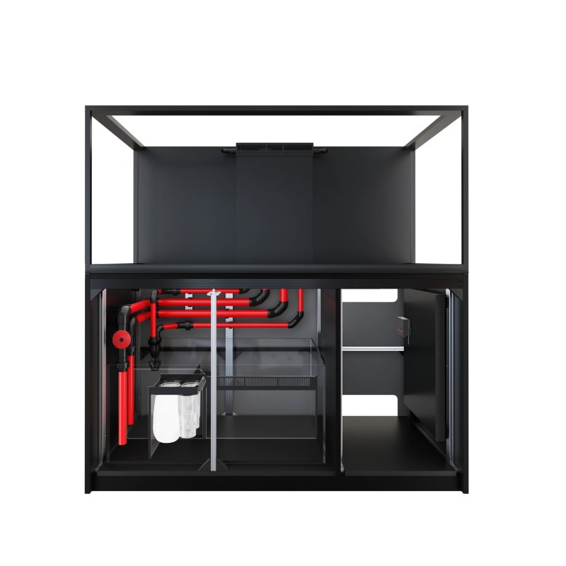 Red Sea Reefer G3 S 700 Complete System zestaw akwarium z czarną szafką - hydraulika i wyposażenie