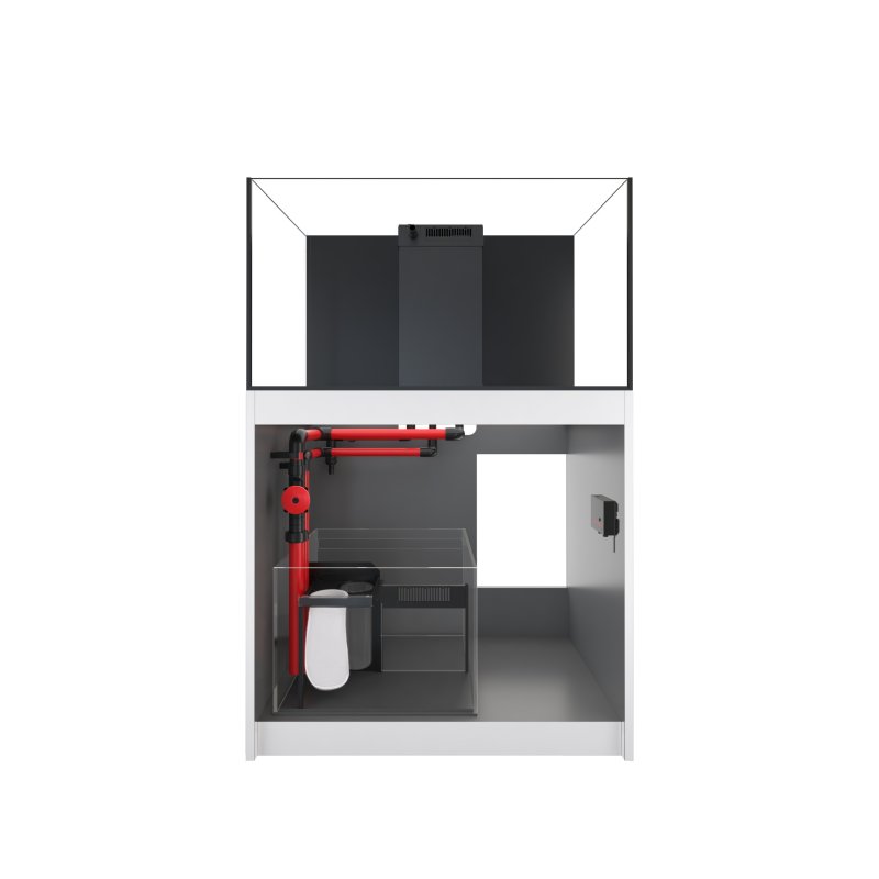 Red Sea REEFER G3 300 Complete System zestaw akwarium z białą szafką - hydraulika i wyposażenie