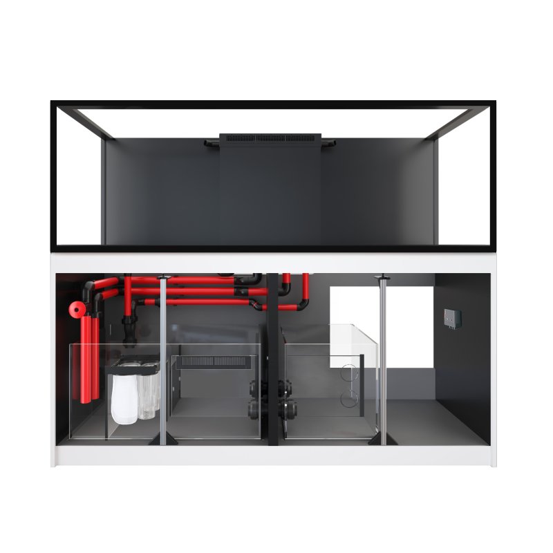 Red Sea REEFER G3 750 Complete System zestaw akwarium z białą szafką - hydraulika i wyposażenie