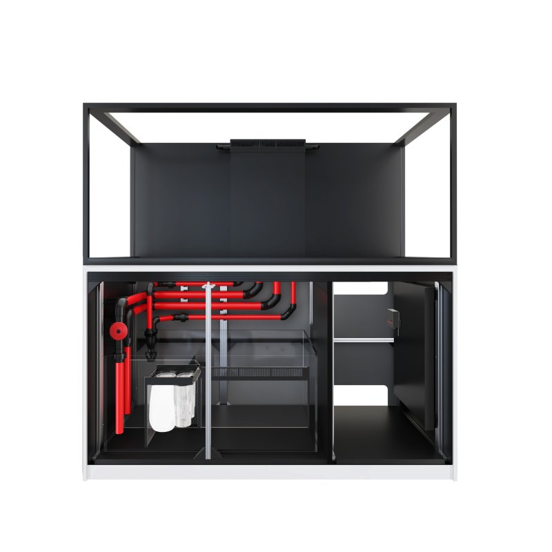 Red Sea Reefer G3 S 700 Complete System zestaw akwarium z białą szafką - hydraulika i wyposażenie