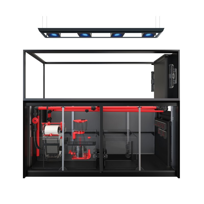 Red Sea Reefer G3 Peninsula S-950 MAX zestaw akwarium z czarną szafką - hydraulika i wyposażenie