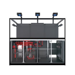 Red Sea Reefer G3 S-850 MAX zestaw akwarium z czarną szafką