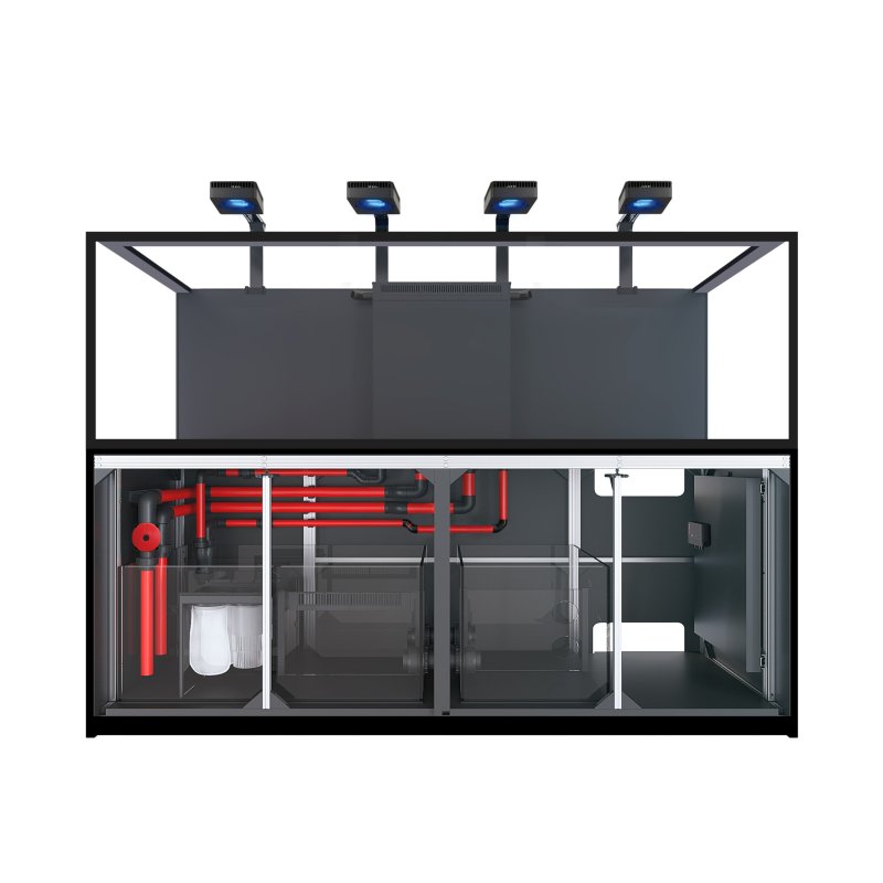 Red Sea Reefer G3 S 1000 Deluxe System zestaw akwarium z czarną szafką - hydraulika i wyposażenie