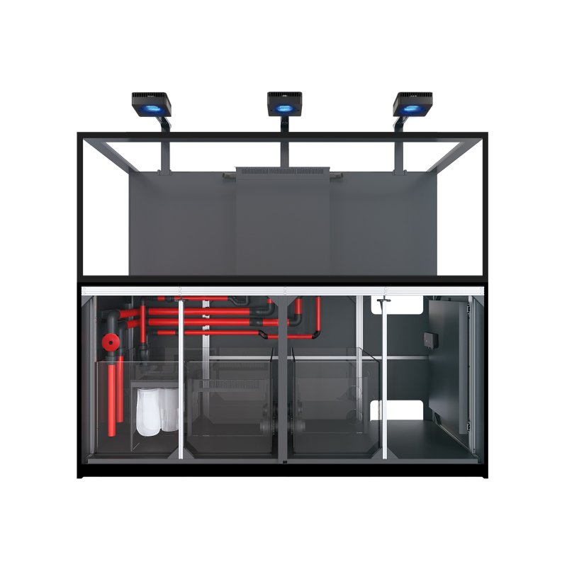 Red Sea Reefer G3 S 850 Deluxe System zestaw akwarium z czarną szafką - hydraulika i wyposażenie