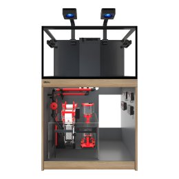 Red Sea REEF-FRAME MAX 250 zestaw akwarium morskiego, szafka kolor dąb