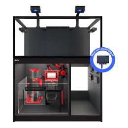 Red Sea REEF-FRAME MAX 350 zestaw akwarium morskiego z czarną szafką