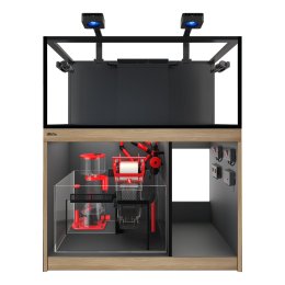 Red Sea REEF-FRAME MAX 350 zestaw akwarium morskiego, szafka kolor dąb