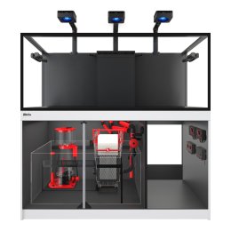 Red Sea REEF-FRAME MAX 500 zestaw akwarium morskiego z białą szafką
