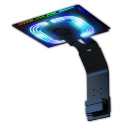 Maxspect Ethereal Infinite E8-150 – oprawa od spodu z włączonymi diodami