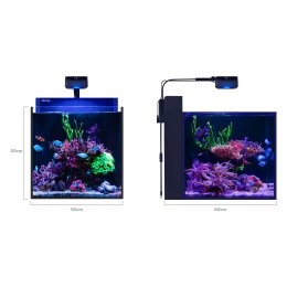 Red Sea MAX Nano XL G2 zestaw akwarium morskie - bez szafki – wymiary zbiornika 50 × 60 × 50 cm