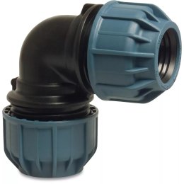 Jason Kolano 90° PP 40 mm zacisk 10 bar – zdjęcie poglądowe kształtki z serii Jason