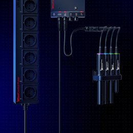 Listwa zasilająca Red Sea ReefControl Power 6 Deluxe (AC / 12V DC) – listwa z ReefControl i sondami w szafce