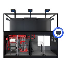 Red Sea REEFER MAX 750 G3+ zestaw akwarium z czarną szafką