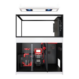 Red Sea REEFER MAX Peninsula 500 G3+ zestaw akwarium z białą szafką