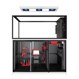 Red Sea REEFER MAX Peninsula S-700 G3+ zestaw akwarium z białą szafką