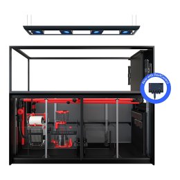 Red Sea REEFER MAX Peninsula S-950 G3+ zestaw akwarium z czarną szafką