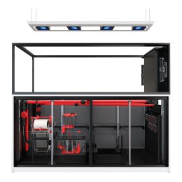 Red Sea REEFER MAX Peninsula S-950 G3+ zestaw akwarium z białą szafką