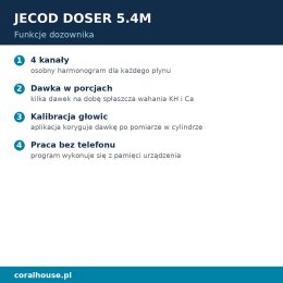Pompa dozująca do akwarium Jecod Doser 5.4M 4 kanały