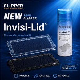 Flipper Invisi-Lid Black Small modułowa pokrywa siatkowa do akwarium