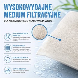 ARKA Ultra-Pure 100 ml żywica adsorpcyjna do akwarium 70 g – struktura medium filtracyjnego